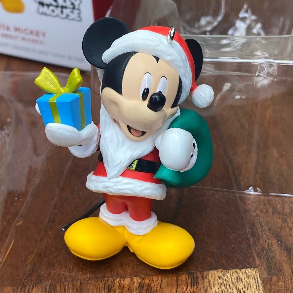 DISNEY Santa Mickey HALLMARK ornament